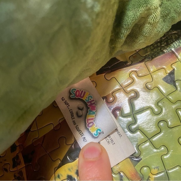 Squishmallows Duke the Dragon 16” Soft Plush Monogrammed “T” Stuffed Animals - Picture 4 of 5